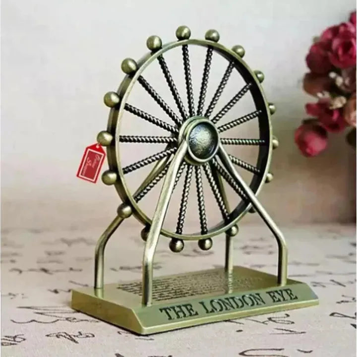 HOT sell London Eye Metal European metal iron art creative home living room desk Ferris wheel ornaments