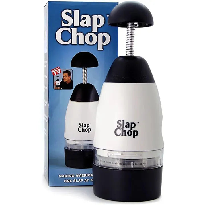 All in 1 Original Slap Chop Slicer with Stainless Steel Blades Vegetable Chopper Gadget Mini Chopper for Salads Kitchen Accessory